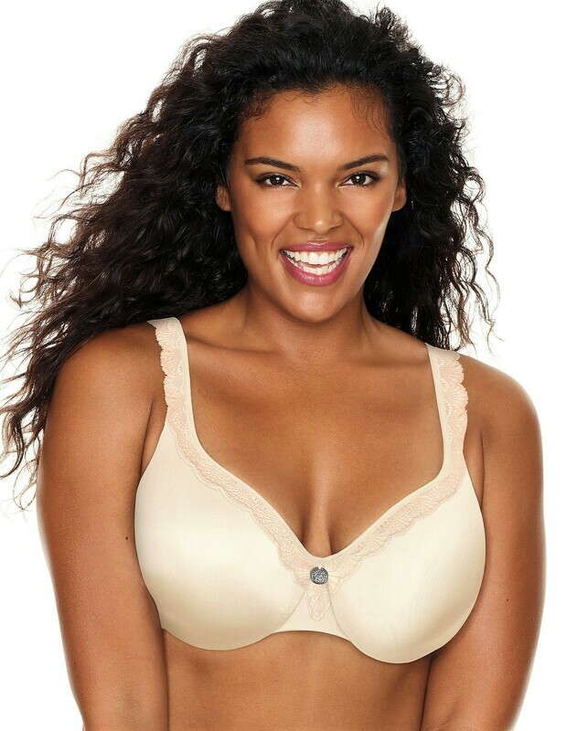 Just My Size Modern Curvy Balconette Foam Underwire Bra