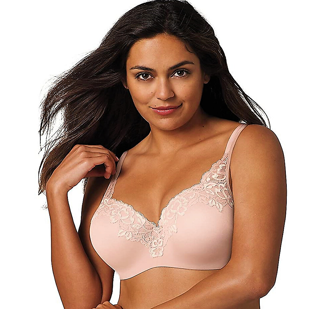 Playtex Secrets Amazing Shape Balconette Underwire Bra, Available Color: Sandshell/Mother of Pearl, Available Size: 42B