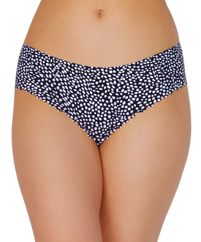 Secret Treasures No-Show Scallop Cheeky Panty - 1 Pack, Available Color: Black