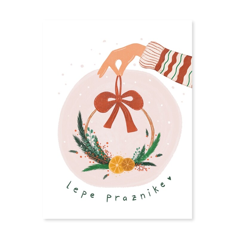 kartica ' Lepe praznike '
