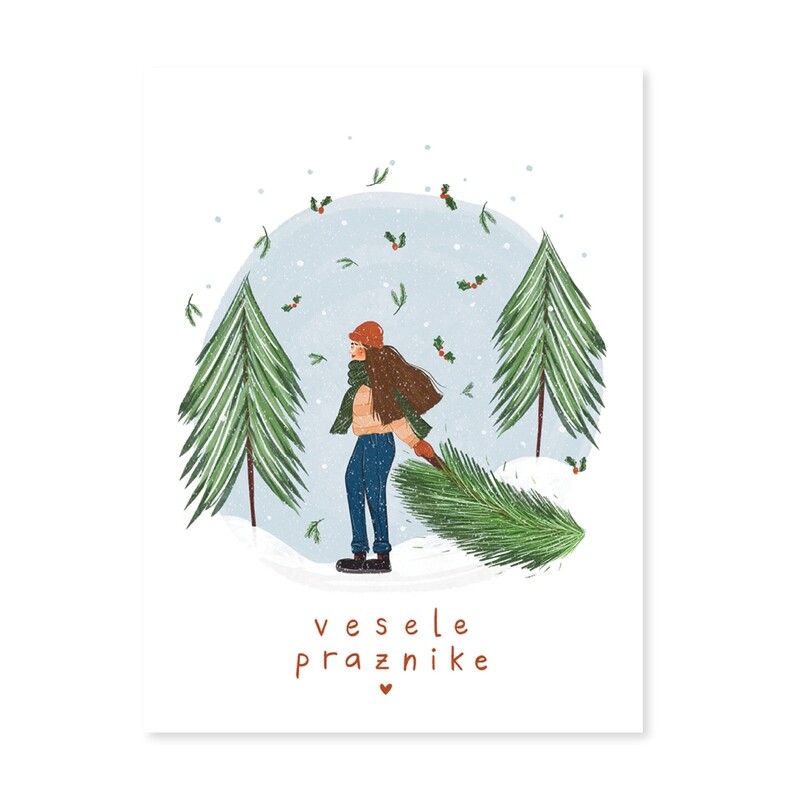 kartica ' Vesele praznike '
