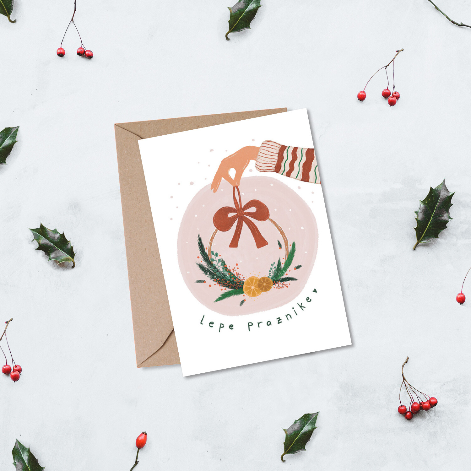 kartica ' Lepe praznike '