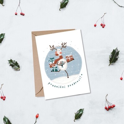 kartica ' Praznični pozdravi '