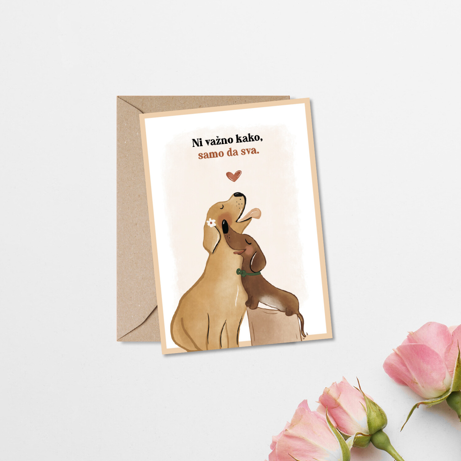 kartica ' Ni važno kako, samo da sva! '