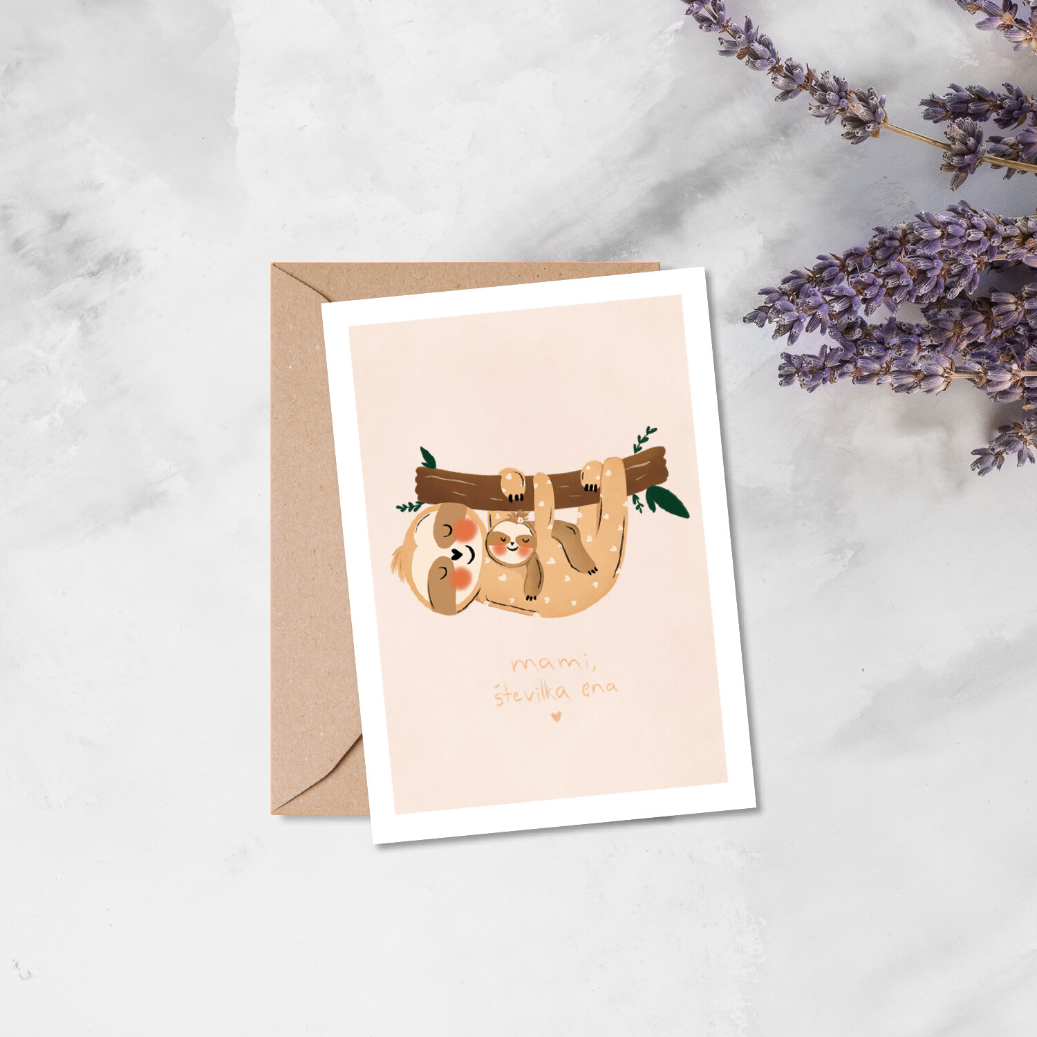 kartica ' mami številka ena '