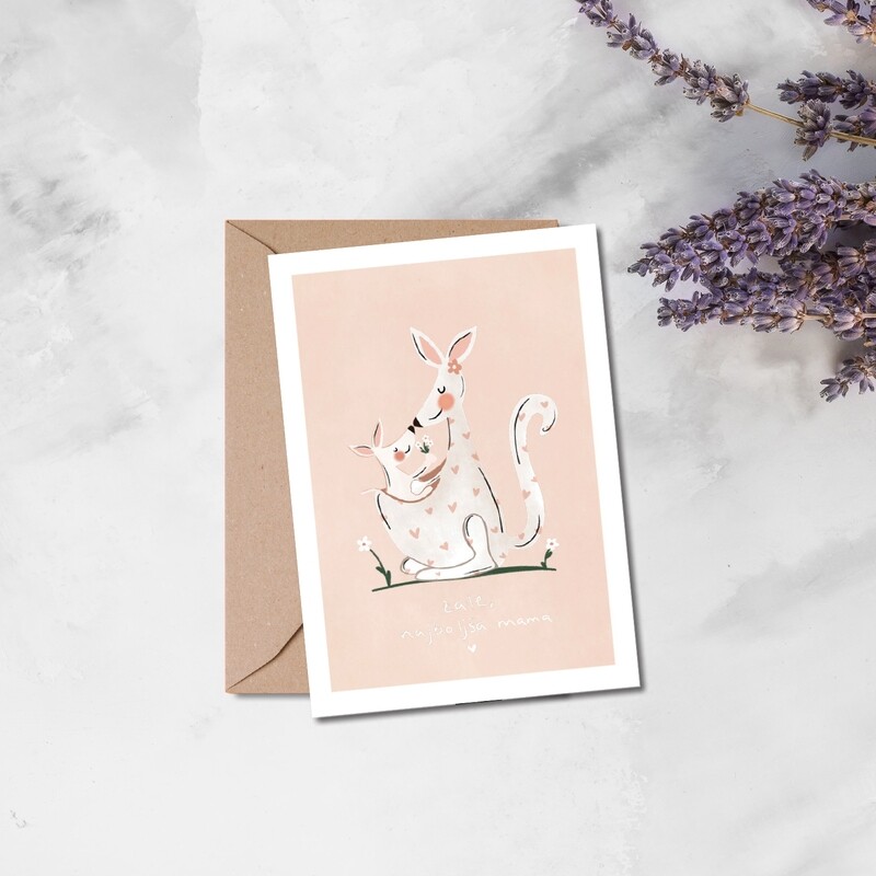 kartica ' zate, najboljša mama '