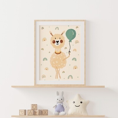 Otroška grafika ' alpaka '