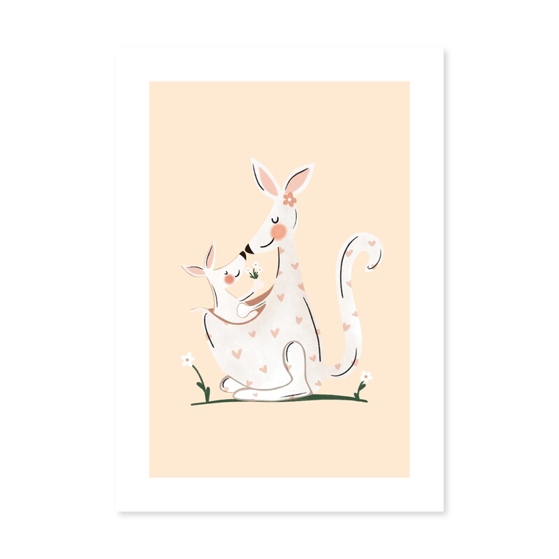 Otroška grafika ' kengurujčka '