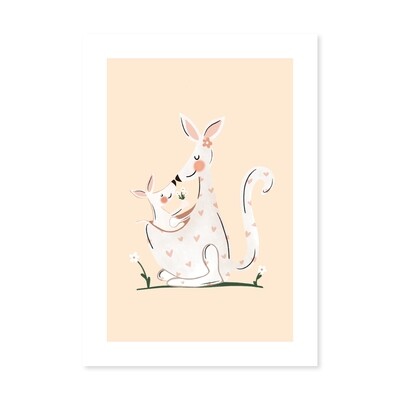 Otroška grafika ' kengurujčka '