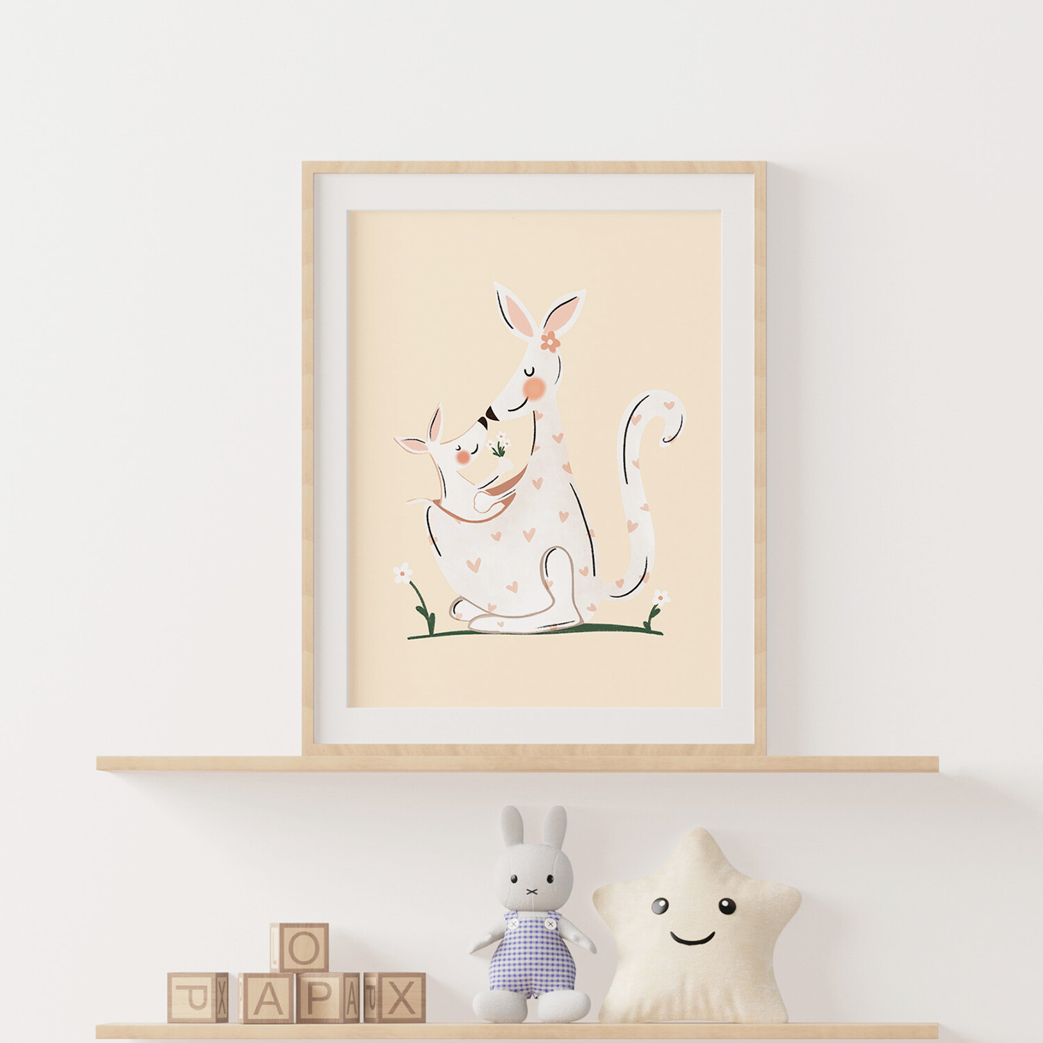 Otroška grafika ' kengurujčka '