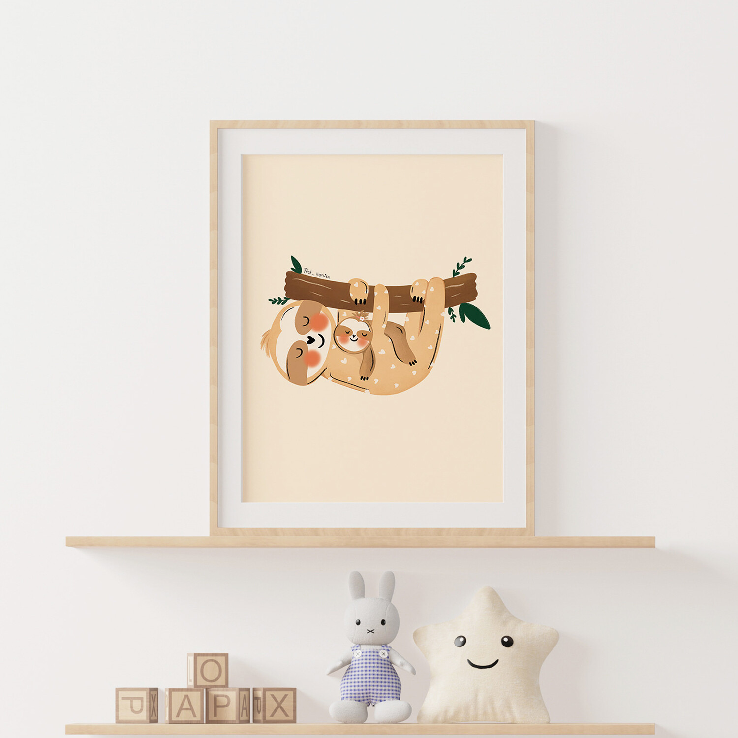 Otroška grafika ' lenivčka '