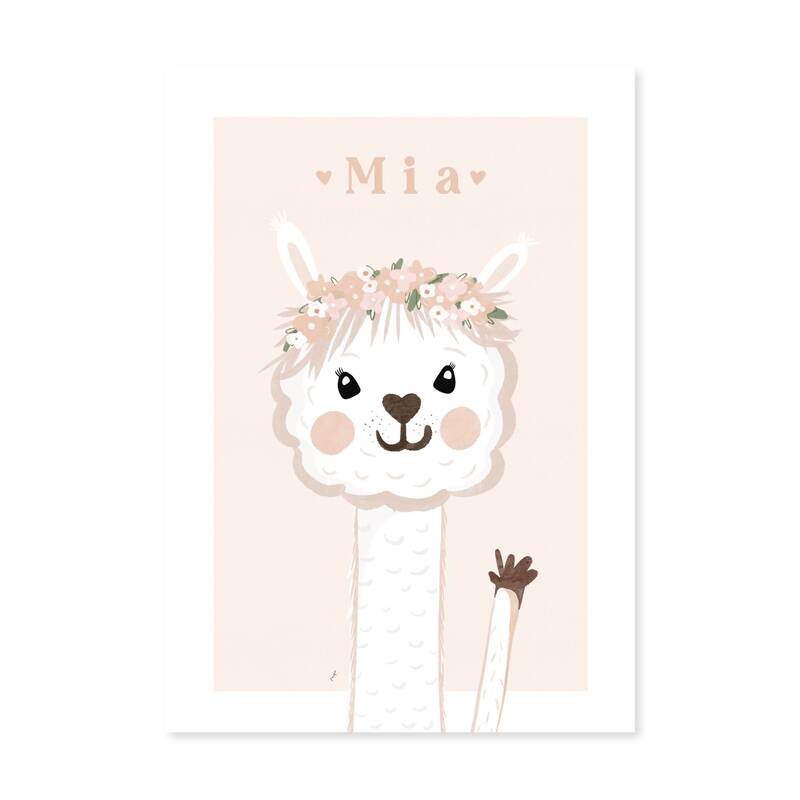 Otroška personalizirana grafika - deklica