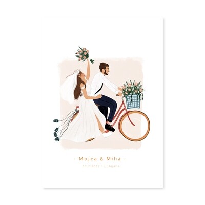 Poročna personalizirana grafika