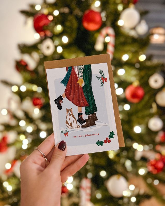 Personalizirana praznična kartica