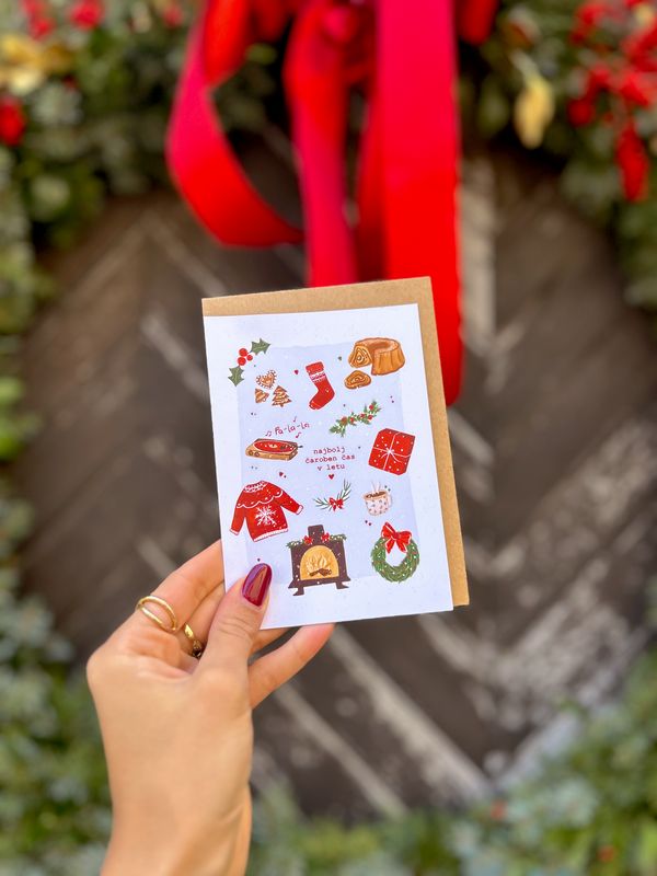 kartica ' najbolj čaroben čas v letu  '