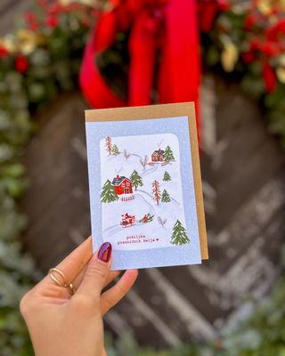 kartica ' pošiljka prazničnih želja  '