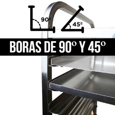 Bandejas de Boras 90º y 45º