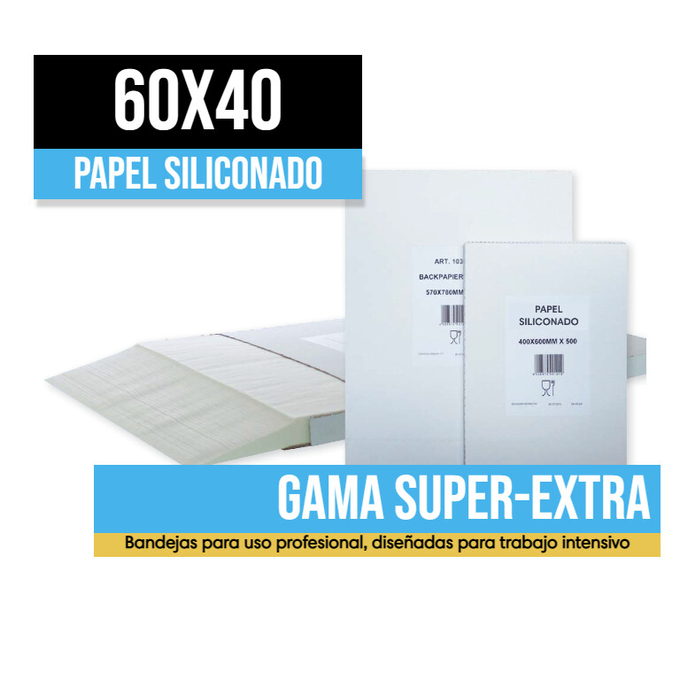 Papel Siliconado Super Extra 41g/m2 60x40