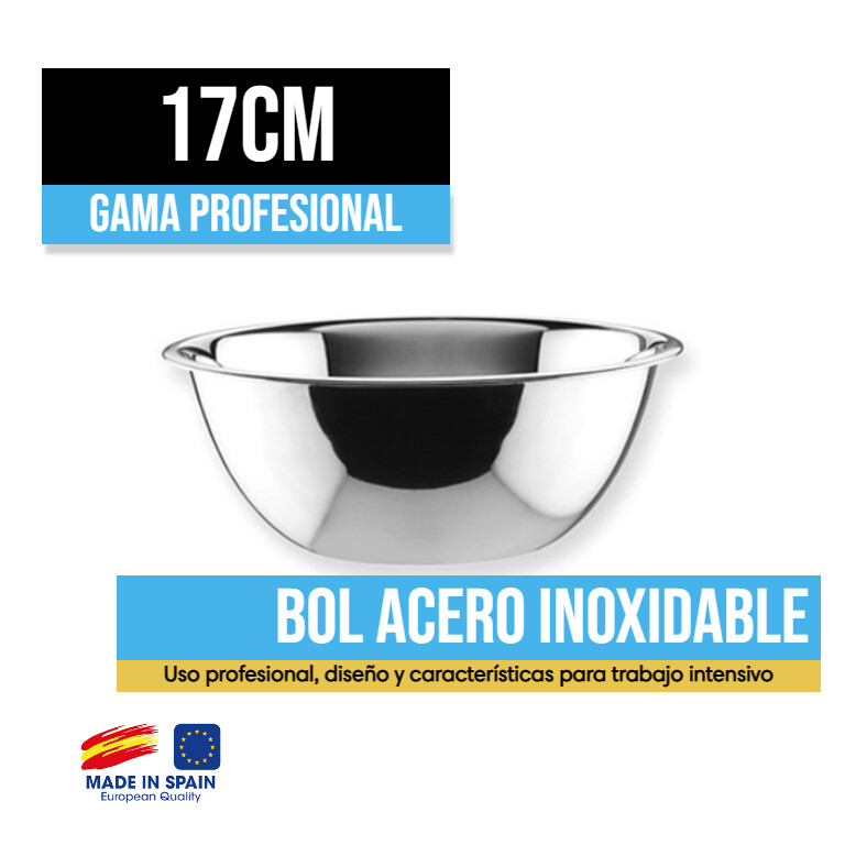 Bol de Acero Inoxidable 17cm