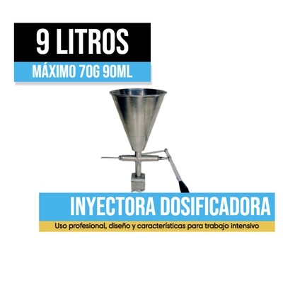 Inyectora dosificadora manual 9L Inyectora dosificadora manual 9L