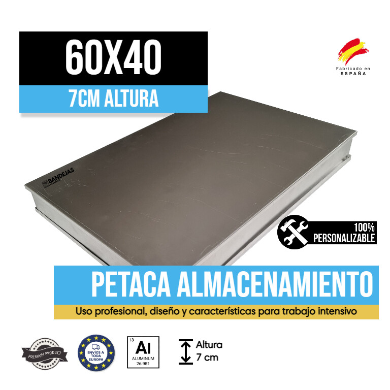 Petaca de almacenamiento Aluminio 7cm 60x40