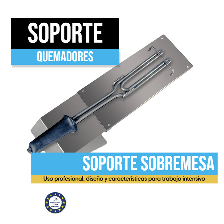 Soporte de sobremesa INOX para quemador Universal