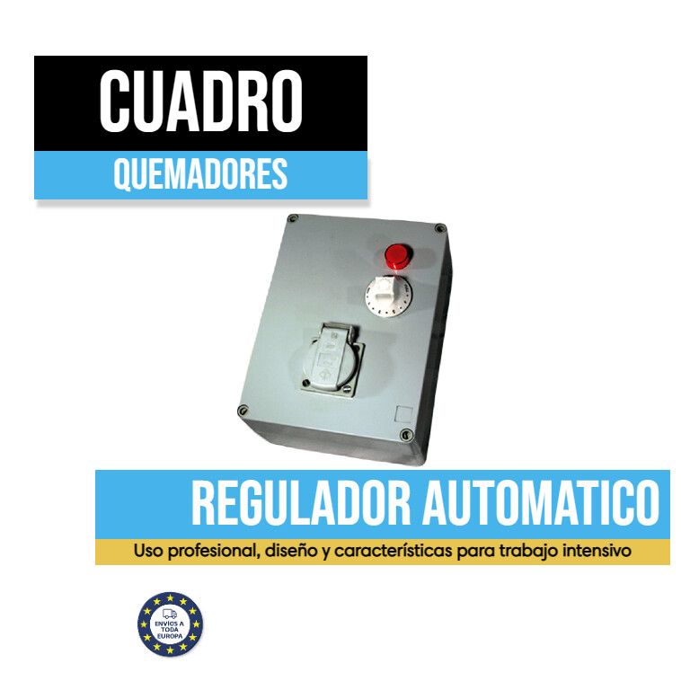 Cuadro regulador para quemador universal