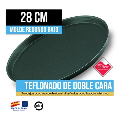 Molde Redondo Bajo 28Cm Antiadherente Teflonado