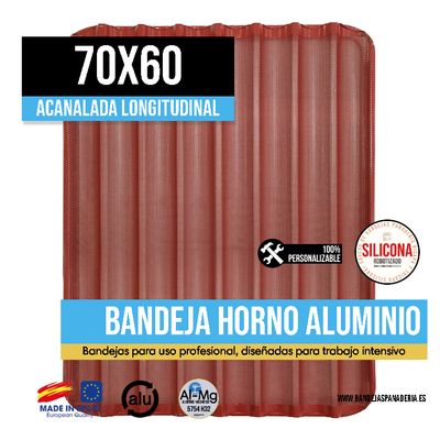 Acanalada Longitudinal con Silicona/Caucho 100x60