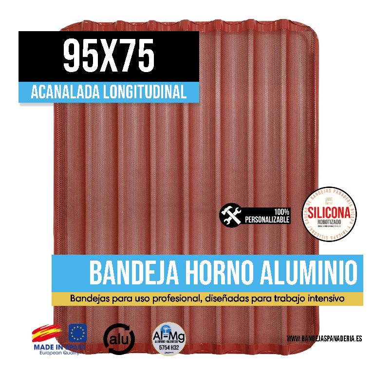 Acanalada Longitudinal con Silicona/Caucho 95x75