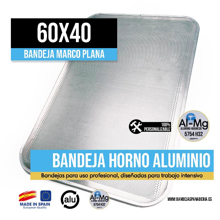 Bandeja Marco de Aluminio 60x40