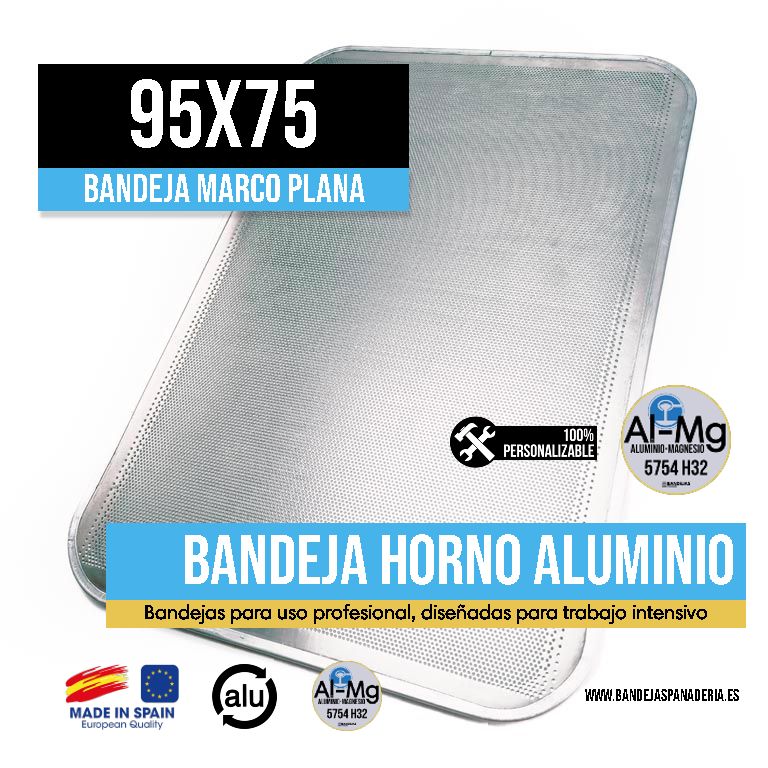 Bandeja Marco de Aluminio 95x75