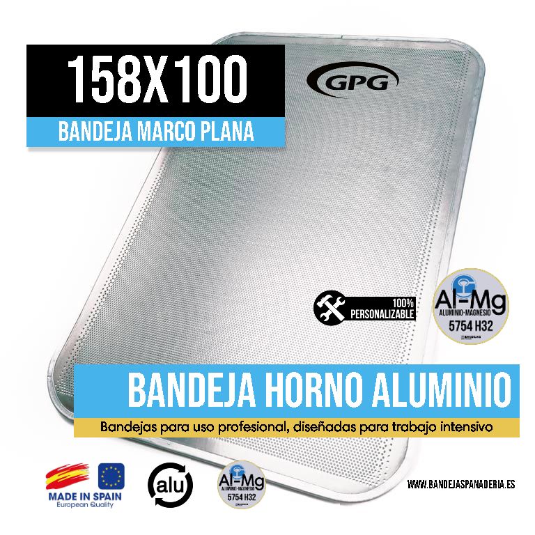 Bandeja Marco de Aluminio GPG 158x100