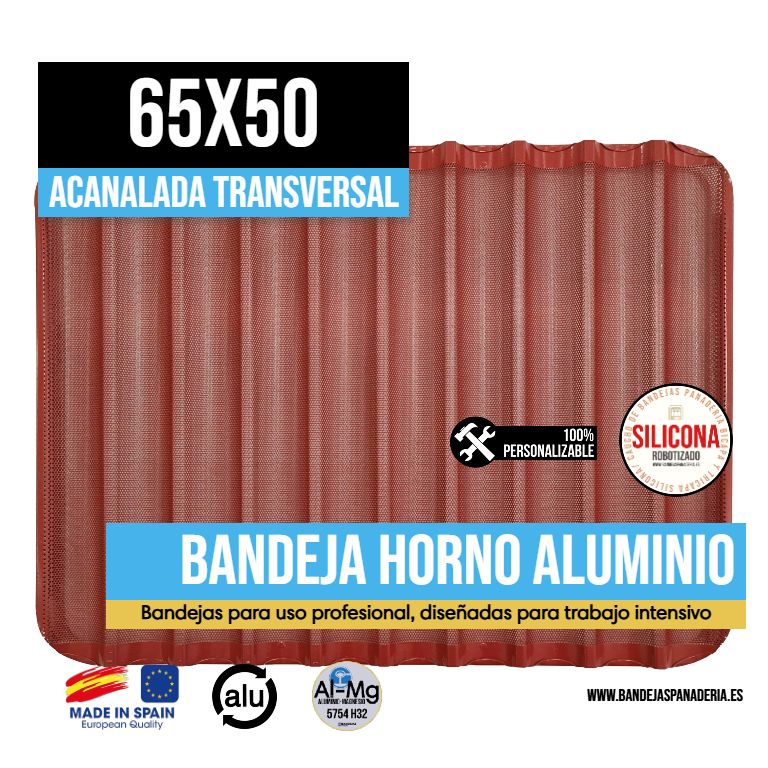 Acanalada Transversal con Silicona/Caucho 65x50