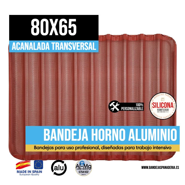 Acanalada Transversal con Silicona/Caucho 80x65