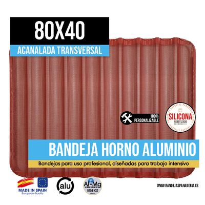 Acanalada Transversal con Silicona/Caucho 80x40 Acanalada Transversal con Silicona/Caucho 80x40