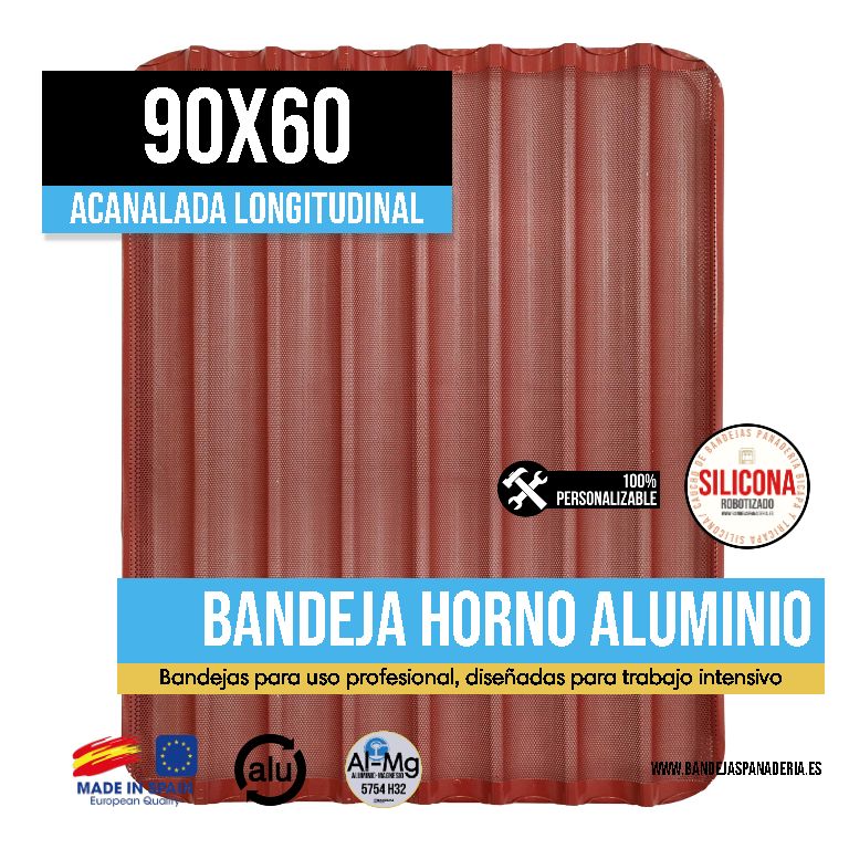 Acanalada Longitudinal con Silicona/Caucho 90x60