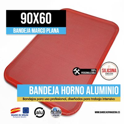 Bandeja Marco con Silicona/Caucho 90x60