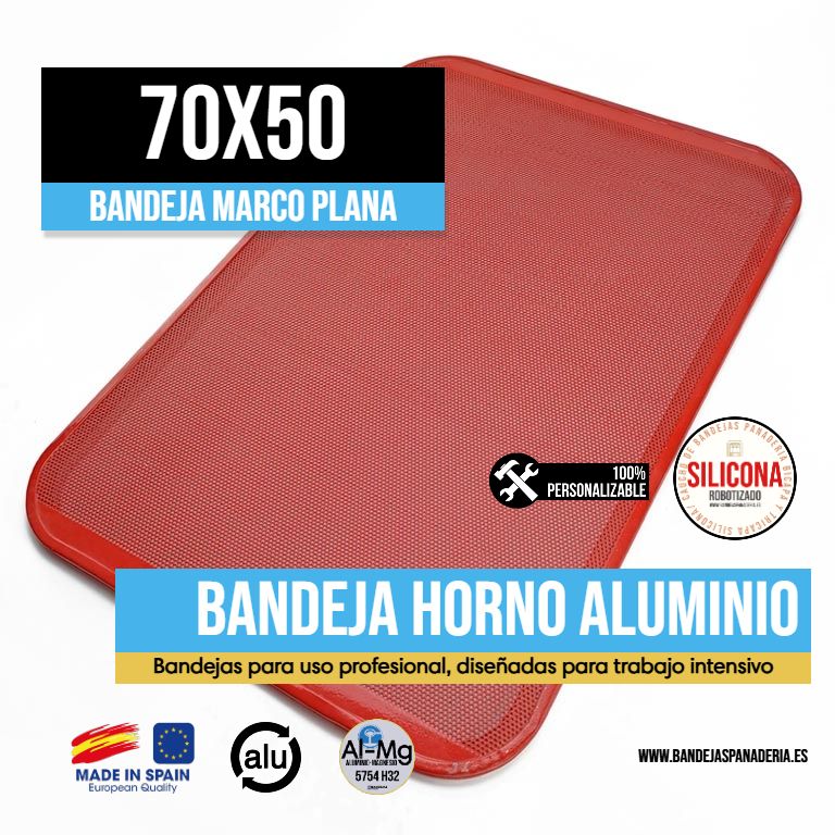 Bandeja Marco con Silicona/Caucho 70x50