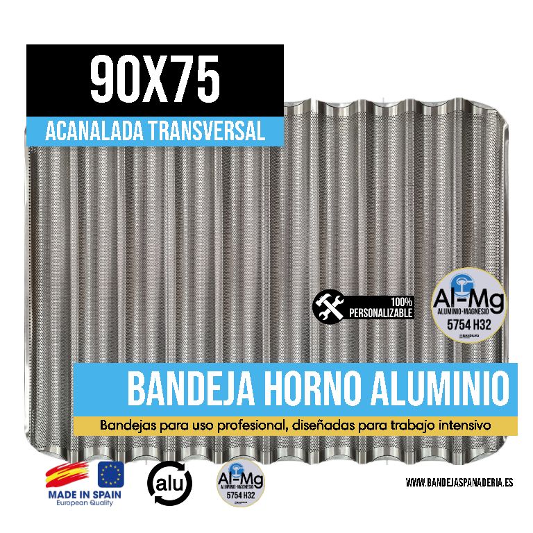 Acanalada Perforada Transversal Aluminio 95x75 Acanalada Perforada Transversal Aluminio 95x75
