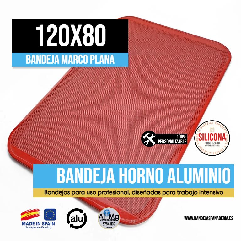Bandeja Marco con Silicona/Caucho 120x80
