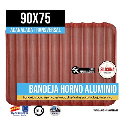 Acanalada Transversal con Silicona/Caucho 90x75