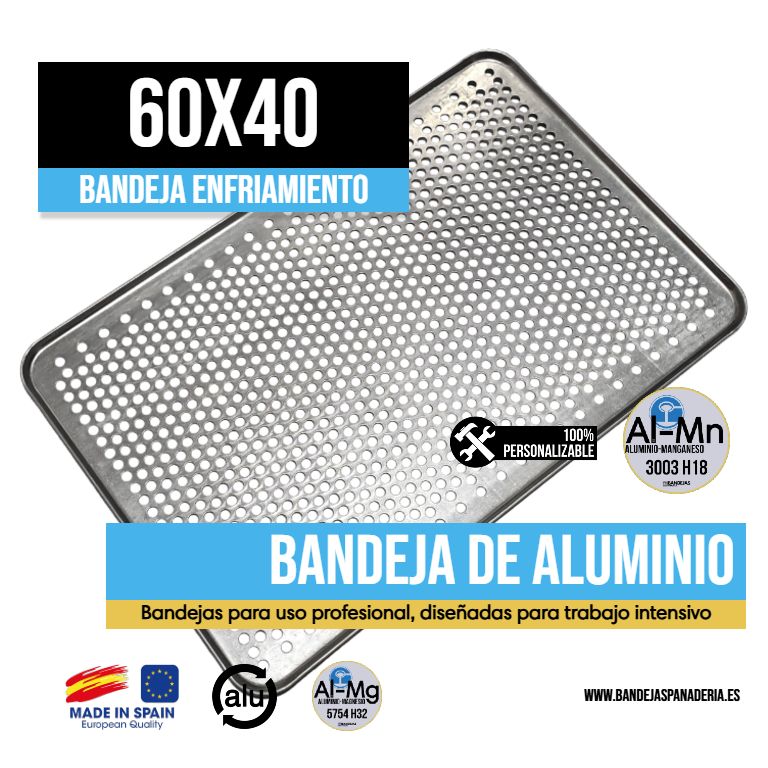 Bandeja de enfriamiento / congelación perforada 60x40