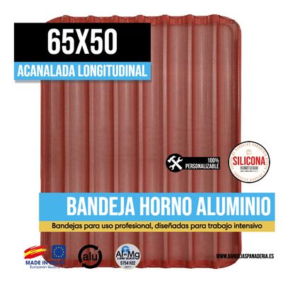 Acanalada Longitudinal con Silicona/Caucho 65x50