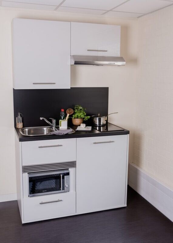 MOD-K - 1.2M MICROWAVE KITCHENETTE