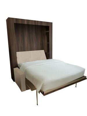 DAVE VERTICAL WALLBED WITH SOFA, DRAWERS & SHELF STORAGE