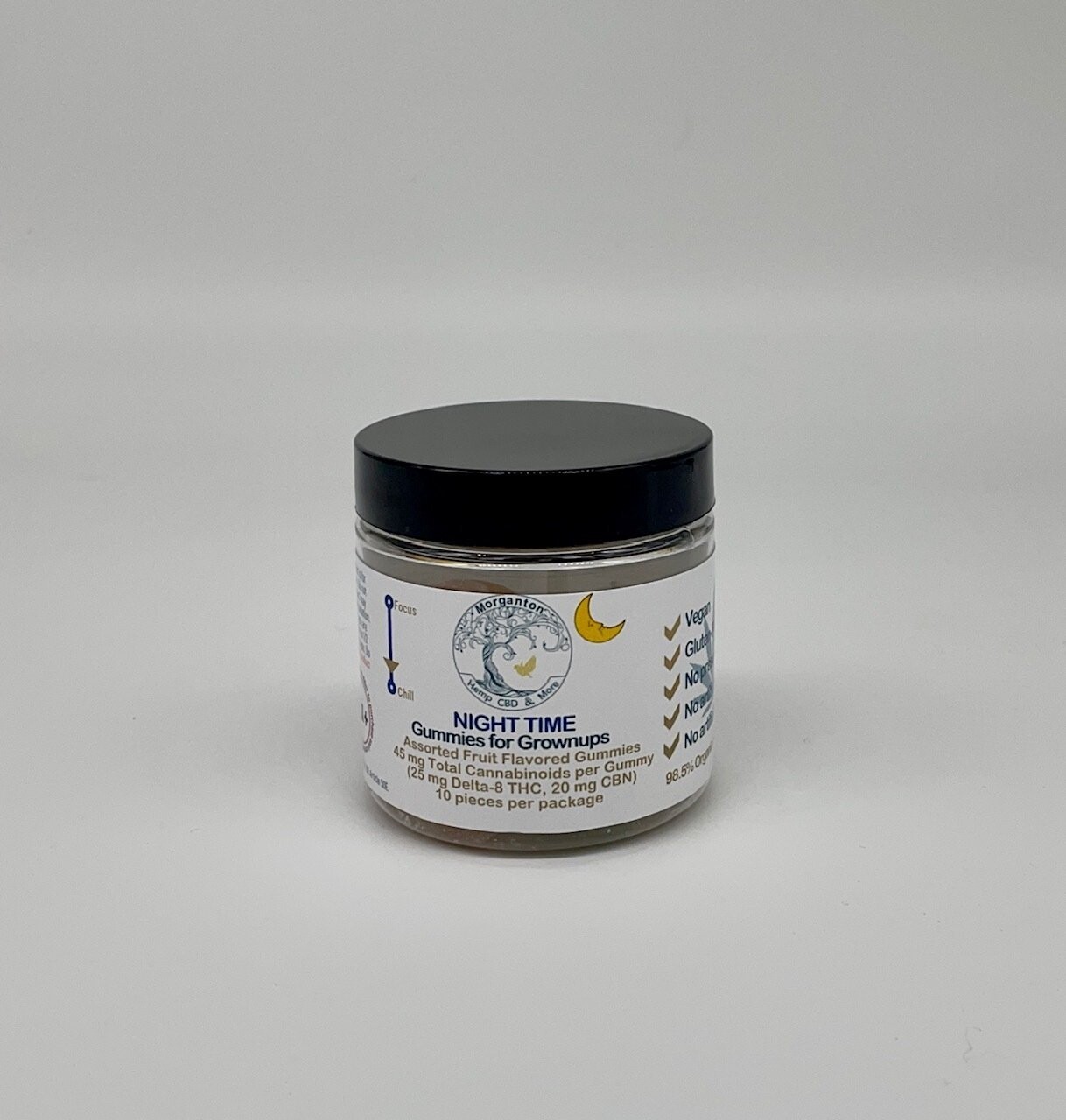 Morganton Hemp Gummies for Grownups (Nighttime)