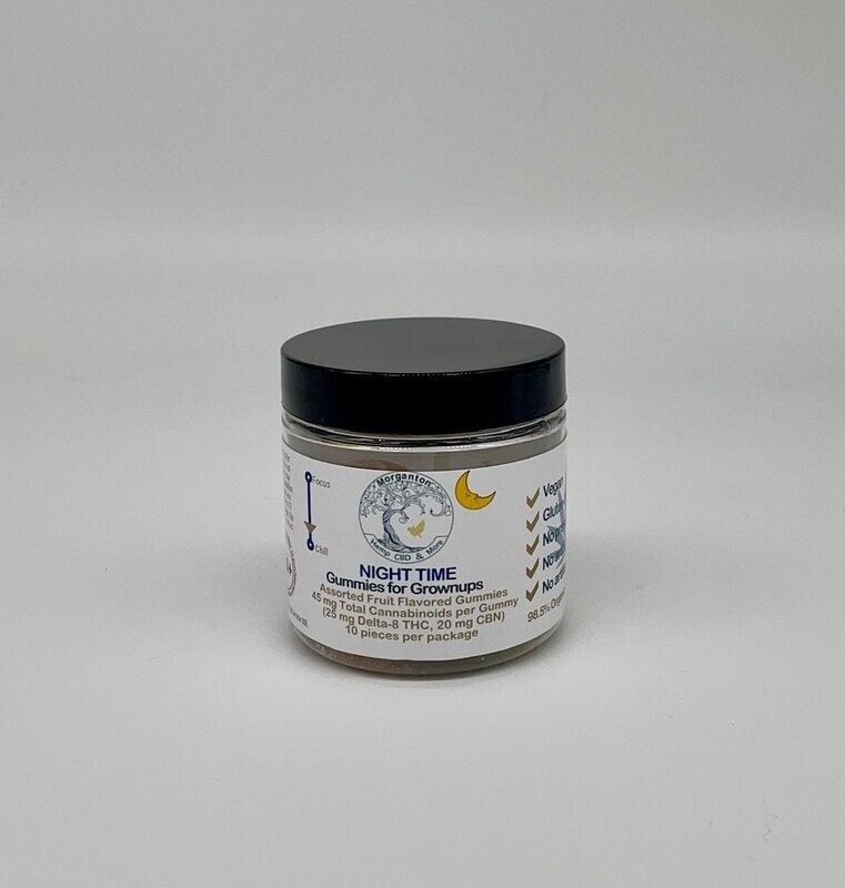 Morganton Hemp Gummies for Grownups (Nighttime)