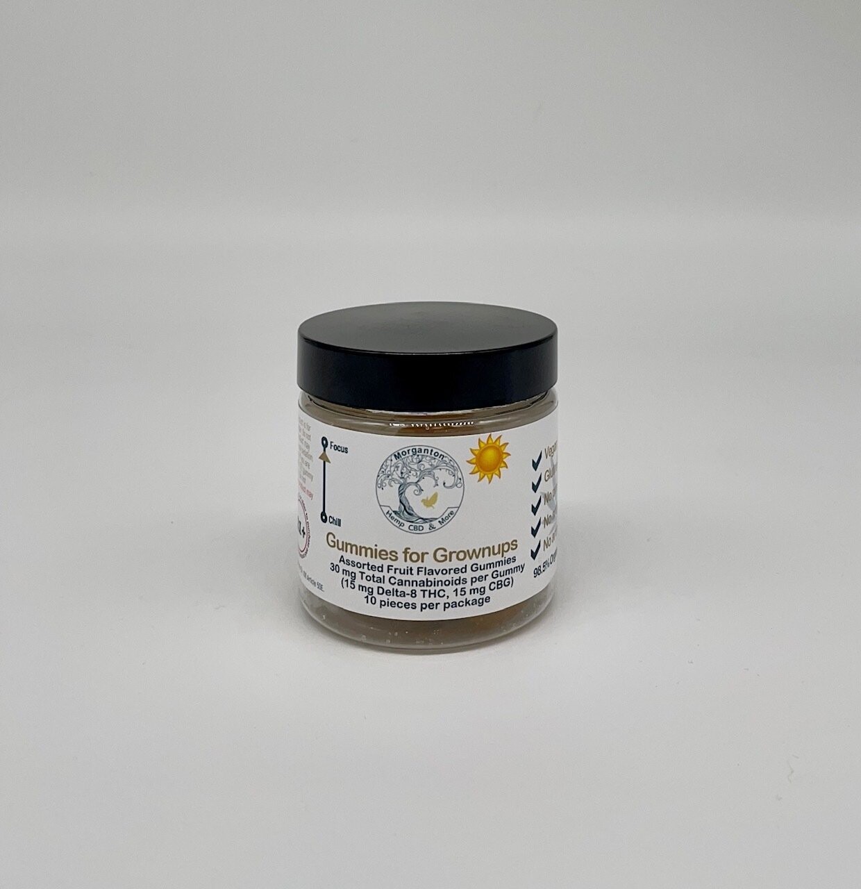 Morganton Hemp Gummies for Grownups (Daytime)