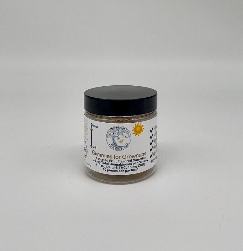 Morganton Hemp Gummies for Grownups (Daytime)
